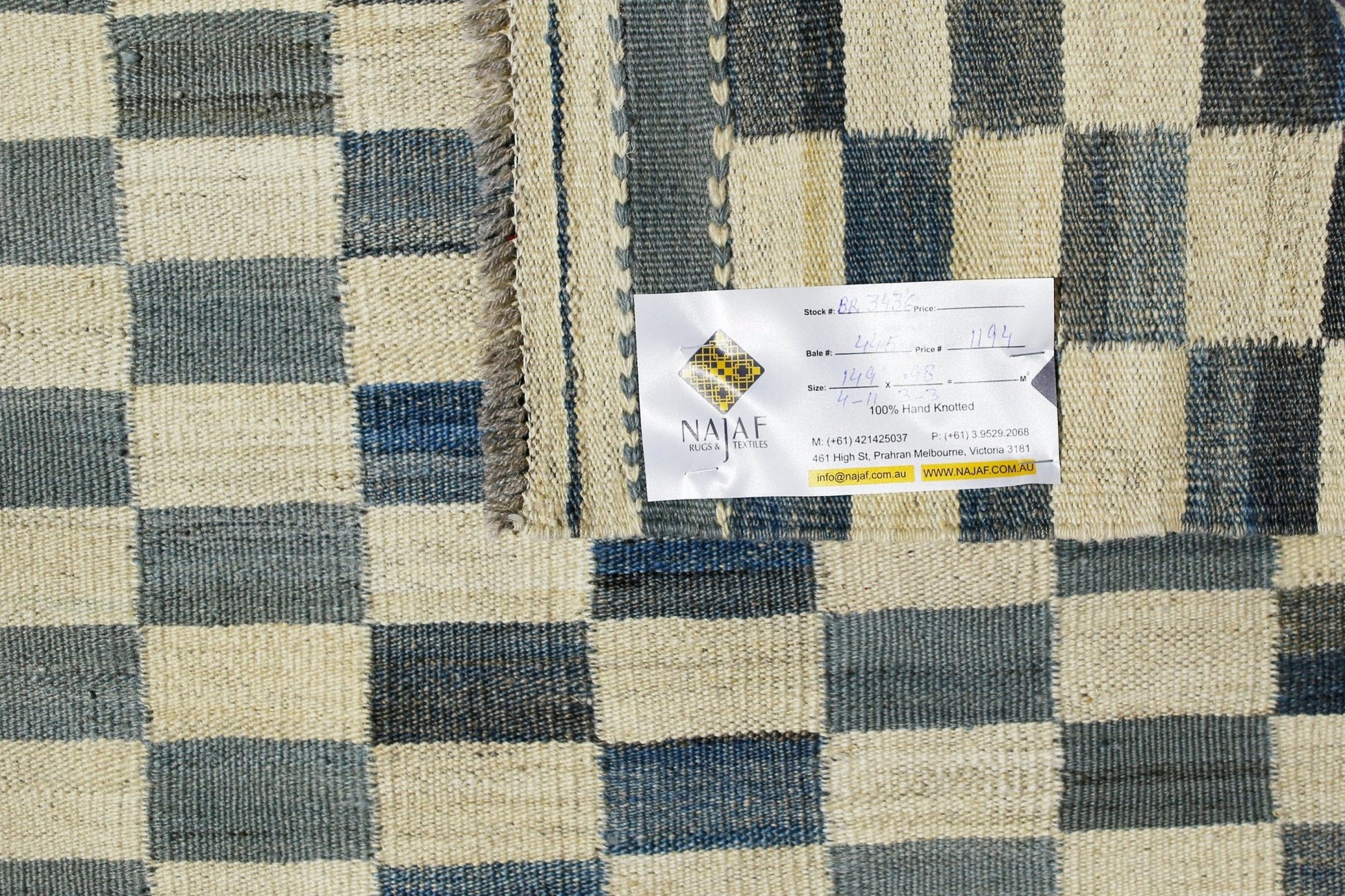 Handmade Afghan Maimana Kilim | 149 x 98 cm | 4'11" x 3'3" - Najaf Rugs & Textile