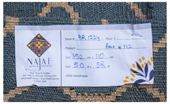 Afghan Maimana Kilim with stock number BR1224 and size 152 x 110 cm.