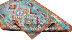 Handmade Afghan Maimana Kilim | 157 x 103 cm | 5'2" x 3'4" - Najaf Rugs & Textile