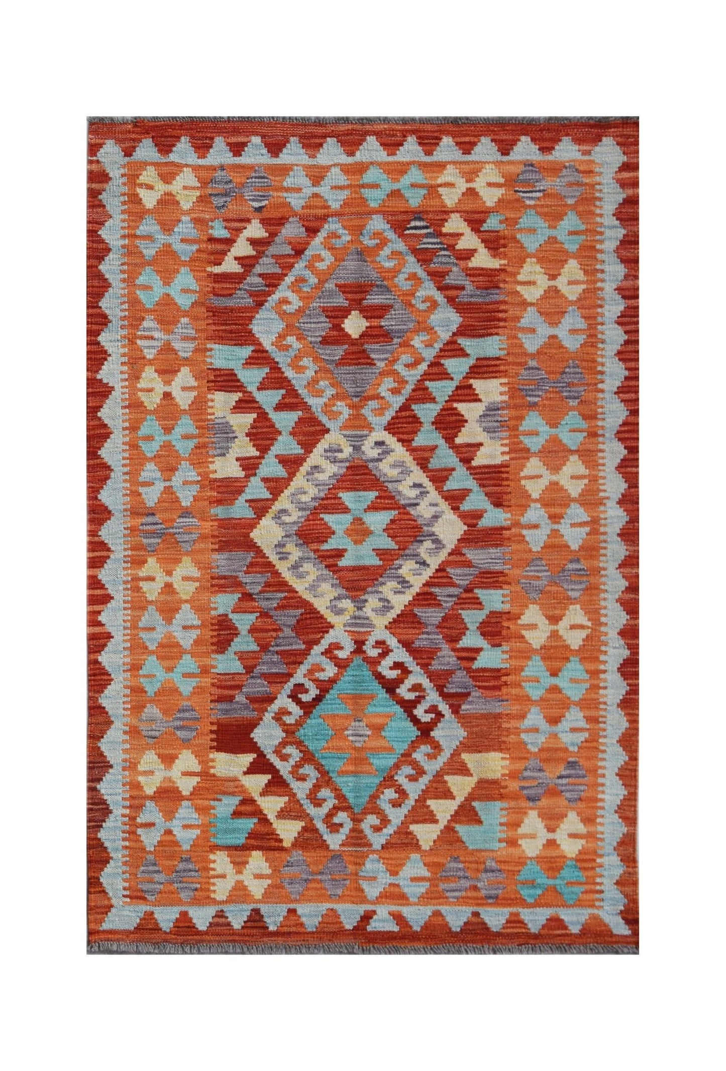 Handmade Afghan Maimana Kilim | 160 x 99 cm | 4'1" x 2'7" - Najaf Rugs & Textile