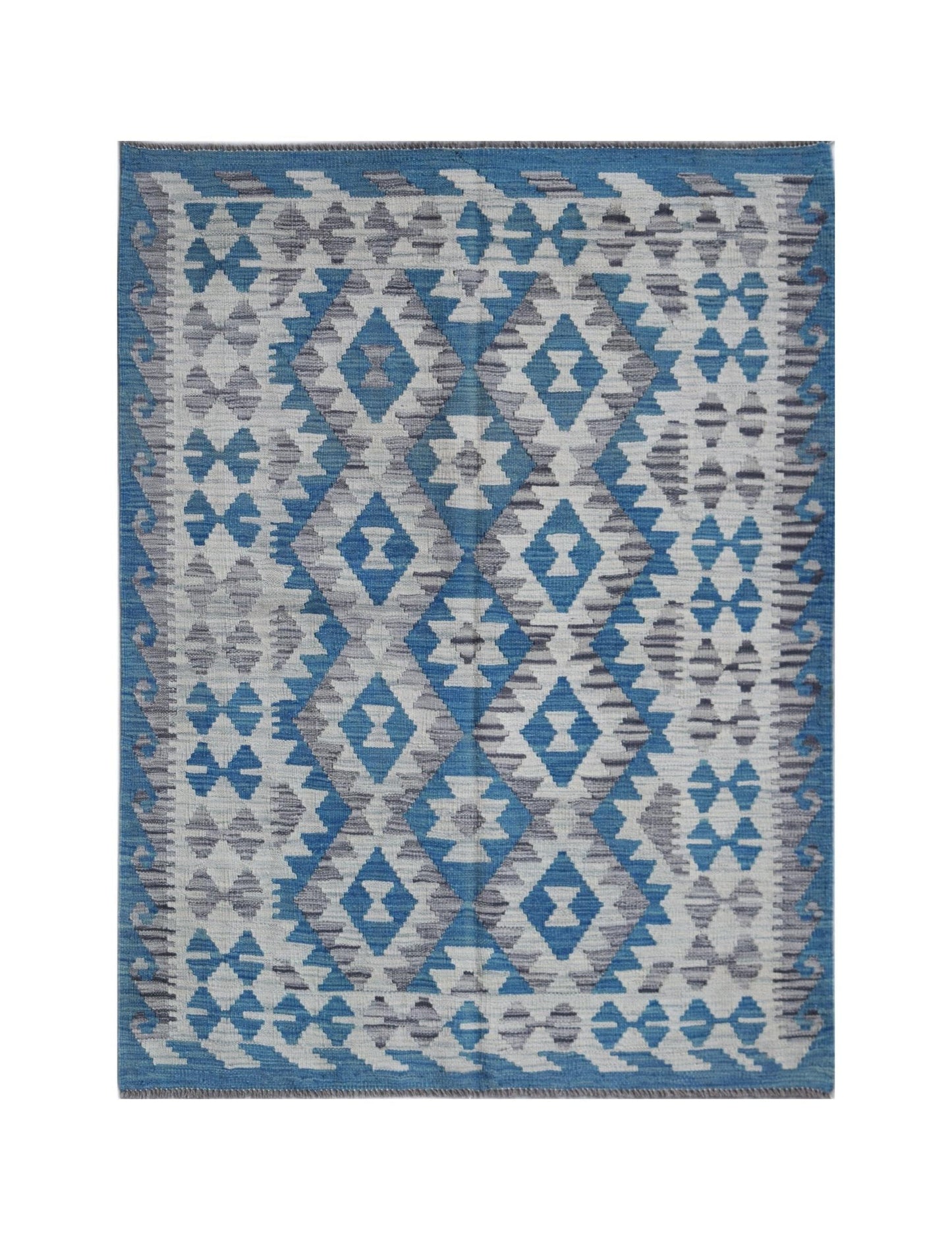 Handmade Afghan Maimana Kilim | 170 x 133 cm | 5'7" x 4'4" - Najaf Rugs & Textile