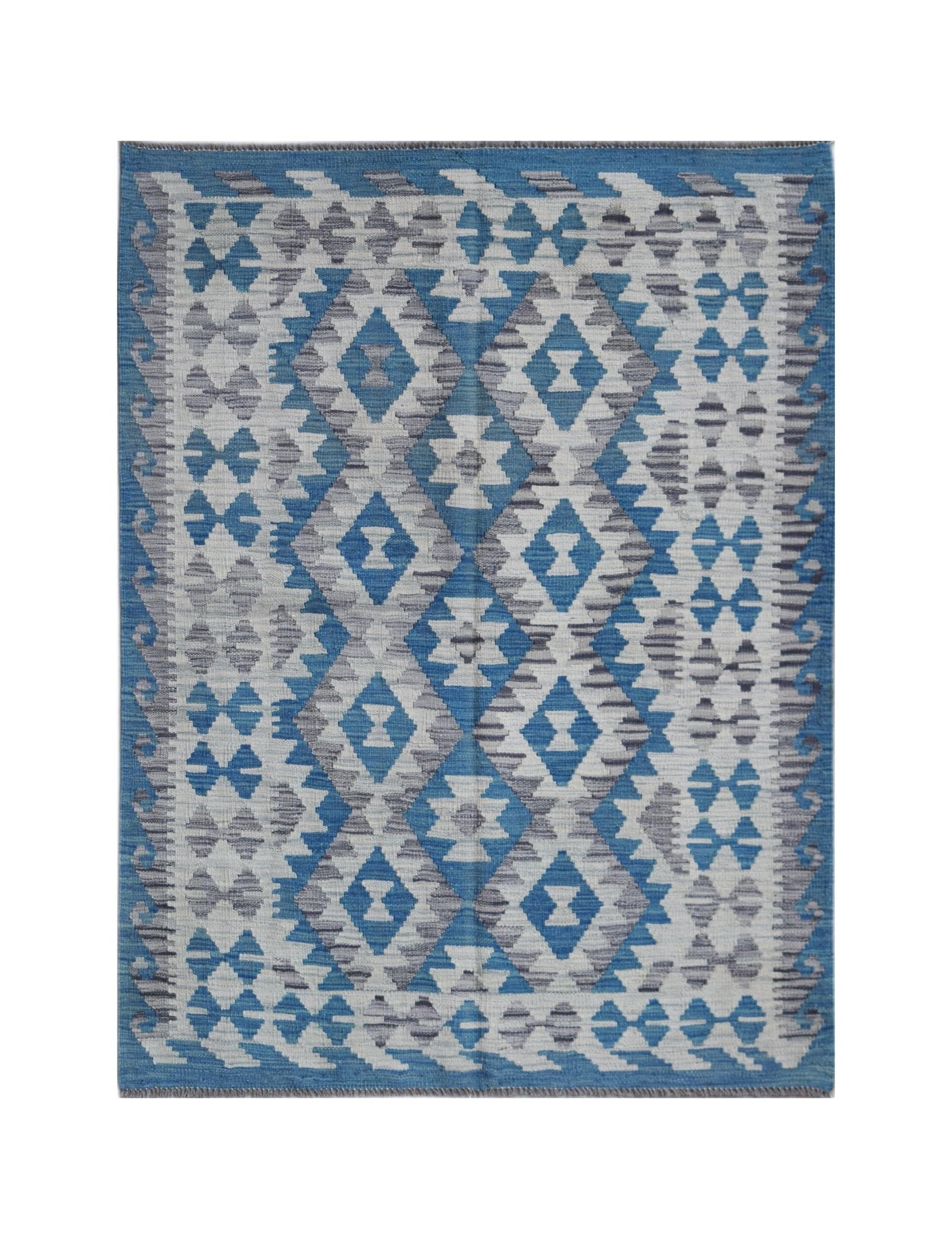 Handmade Afghan Maimana Kilim | 170 x 133 cm | 5'7" x 4'4" - Najaf Rugs & Textile