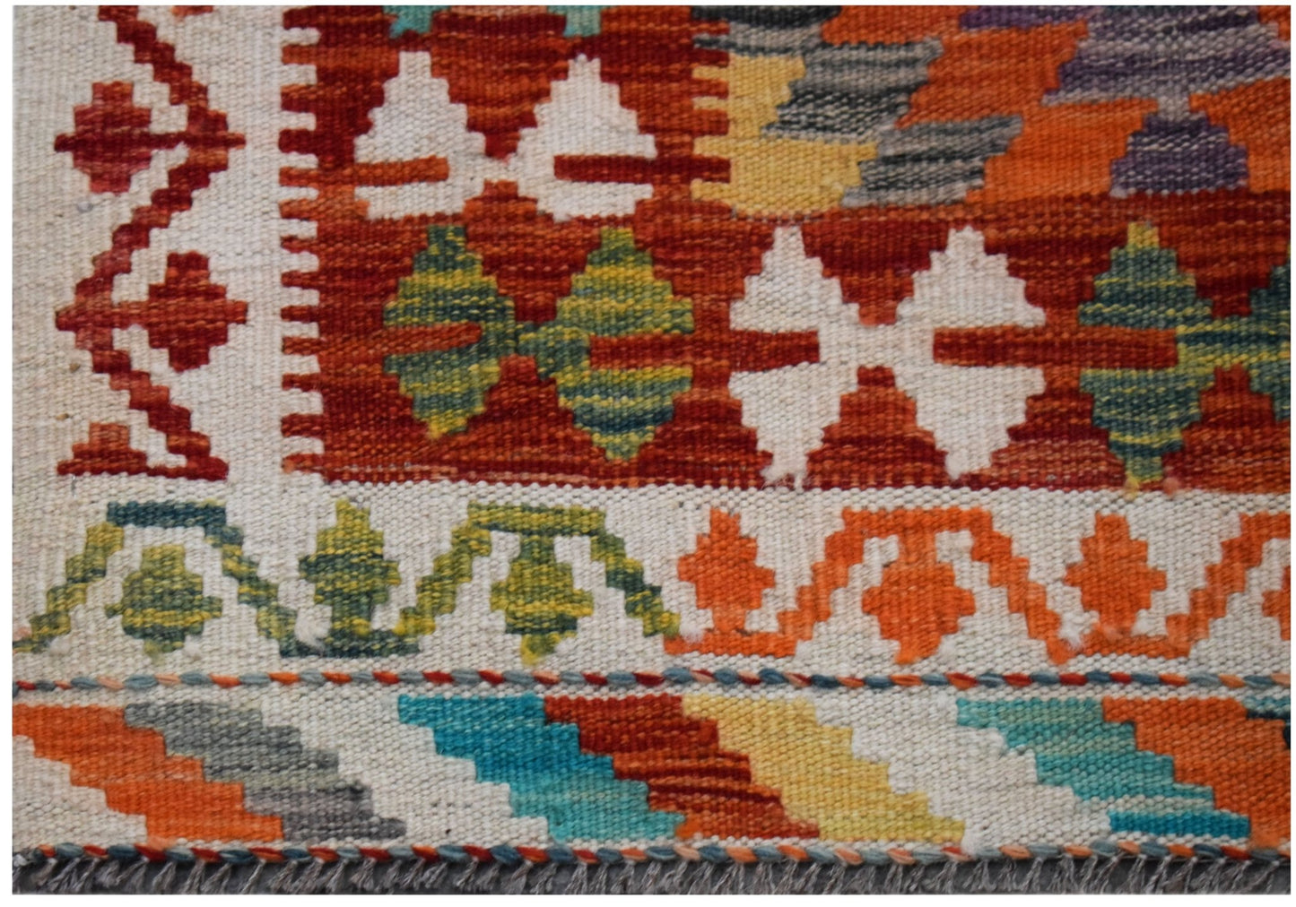 Handmade Afghan Maimana Kilim | 178 x 135 cm | 5'10" x 4'5" - Najaf Rugs & Textile