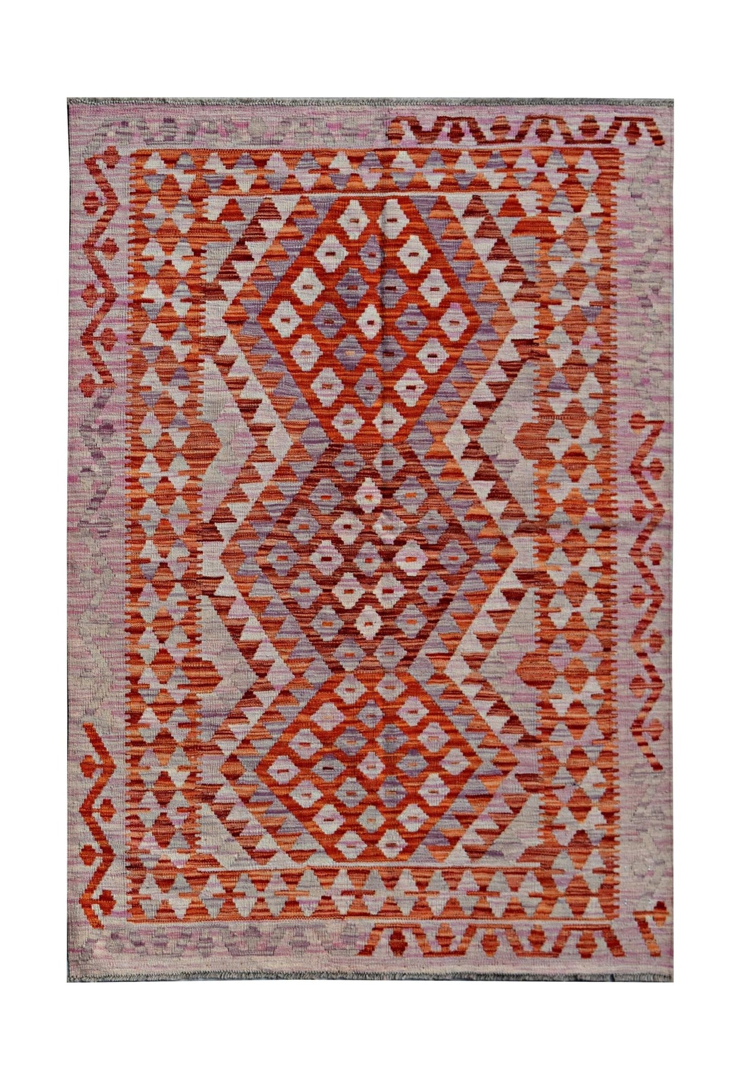 Handmade Afghan Maimana Kilim | 181 x 122 cm | 5'11" x 4' - Najaf Rugs & Textile