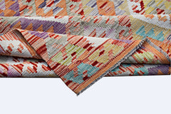 Handmade Afghan Maimana Kilim | 185 x 134 cm | 6'1" x 4'5" - Najaf Rugs & Textile