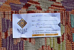 Handmade Afghan Maimana Kilim | 185 x 134 cm | 6'1" x 4'5" - Najaf Rugs & Textile