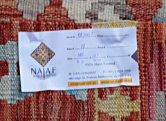 Handmade Afghan Maimana Kilim | 186 x 121 cm | 6'2" x 4' - Najaf Rugs & Textile