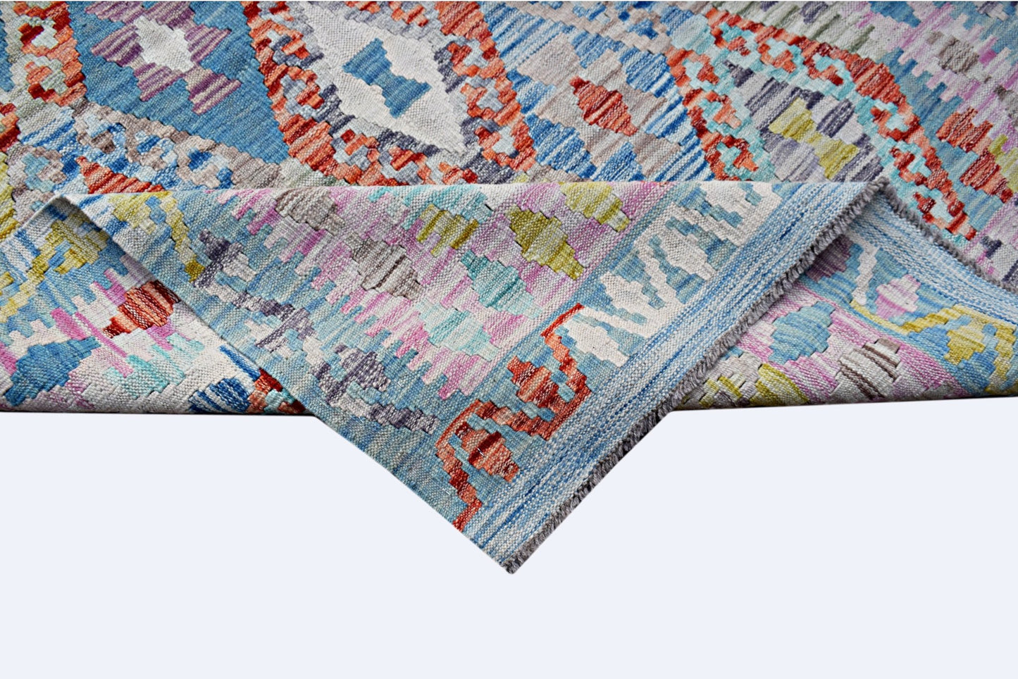 Handmade Afghan Maimana Kilim | 191 x 127 cm | 6'3" x 4'2" - Najaf Rugs & Textile