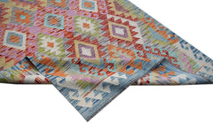 Handmade Afghan Maimana Kilim | 193 x 136 cm | 6'4" x 4'6" - Najaf Rugs & Textile