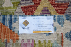 Handmade Afghan Maimana Kilim | 193 x 136 cm | 6'4" x 4'6" - Najaf Rugs & Textile