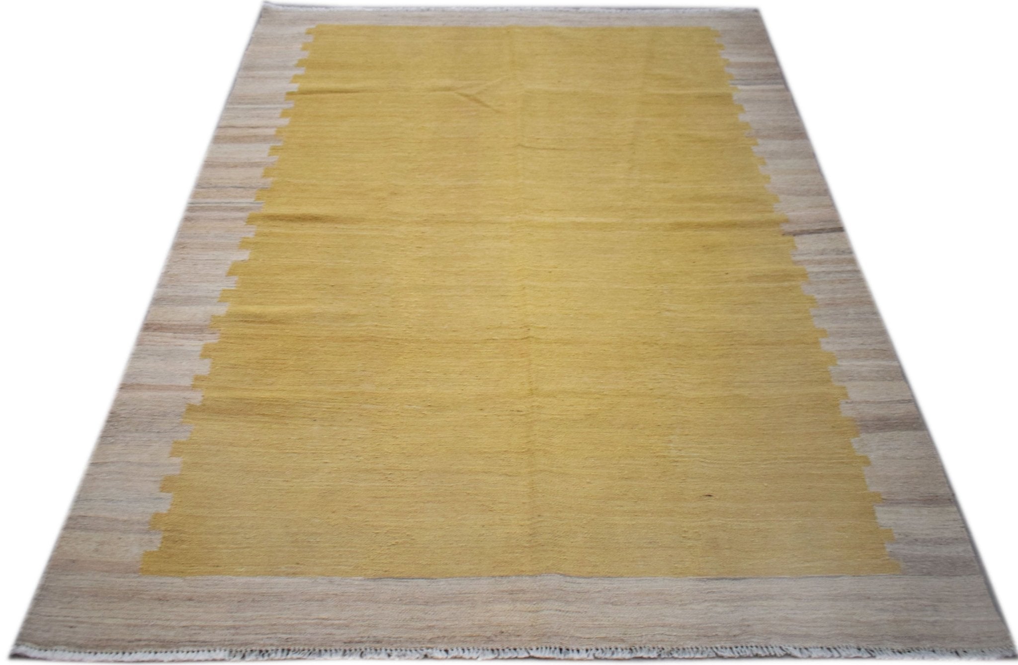 Handmade Afghan Maimana Kilim | 197 x 148 cm | 6'6" x 4'11" - Najaf Rugs & Textile