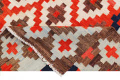 Handmade Afghan Maimana Kilim | 198 x 142 cm | 6'6" x 4'8" - Najaf Rugs & Textile