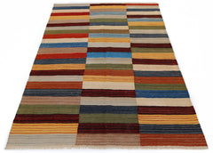 Handmade Afghan Maimana Kilim | 200 x 145 cm | 6'7" x 4'9" - Najaf Rugs & Textile