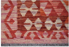Handmade Afghan Maimana Kilim | 200 x 155 cm | 6'7" x 5'2" - Najaf Rugs & Textile
