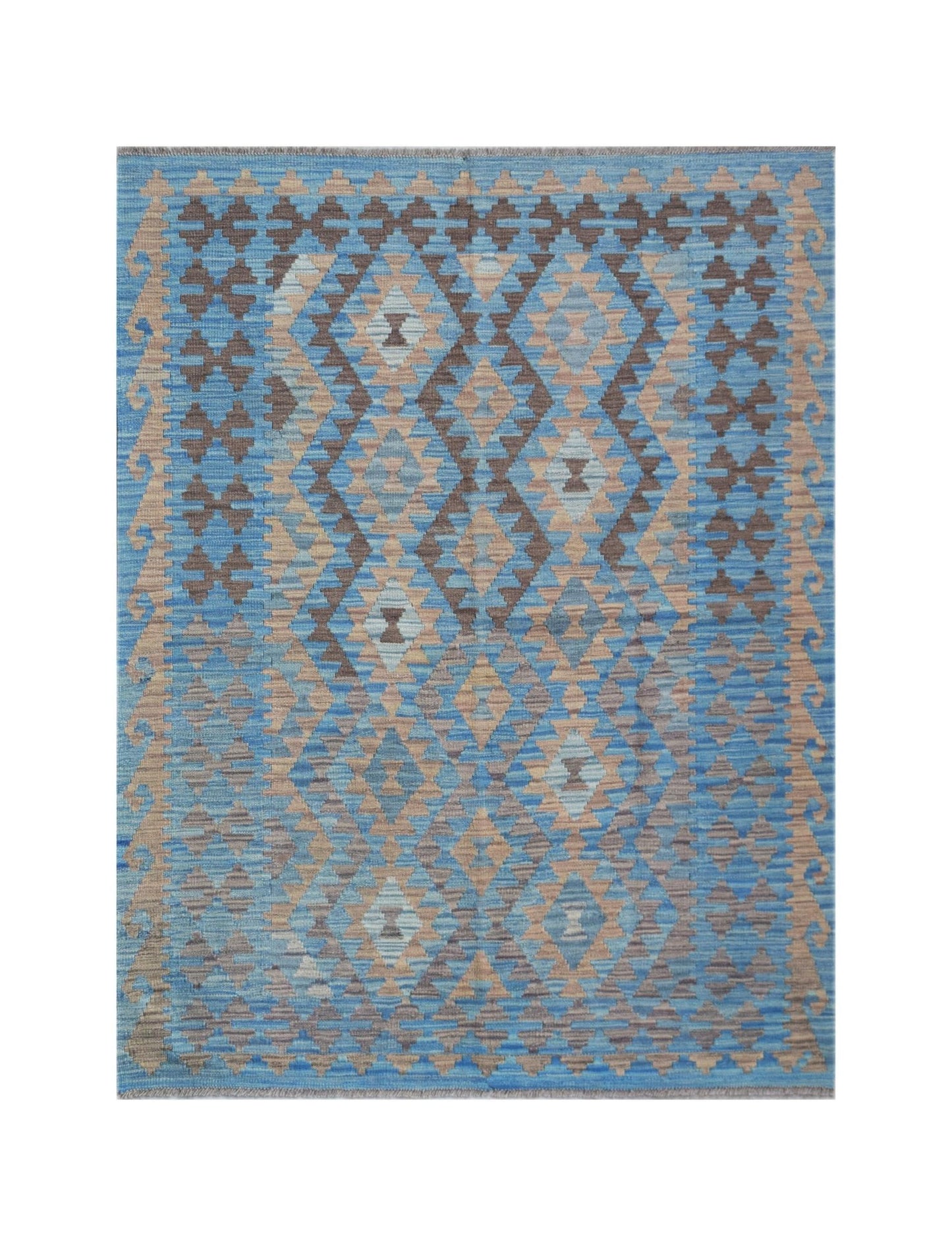 Handmade Afghan Maimana Kilim | 201 x 151 cm | 6'7" x 5' - Najaf Rugs & Textile