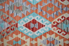 Handmade Afghan Maimana Kilim | 202 x 156 cm | 6'8" x 5'2" - Najaf Rugs & Textile