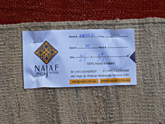 Handmade Afghan Maimana Kilim | 205 x 159 cm | 6'9" x 5'3" - Najaf Rugs & Textile