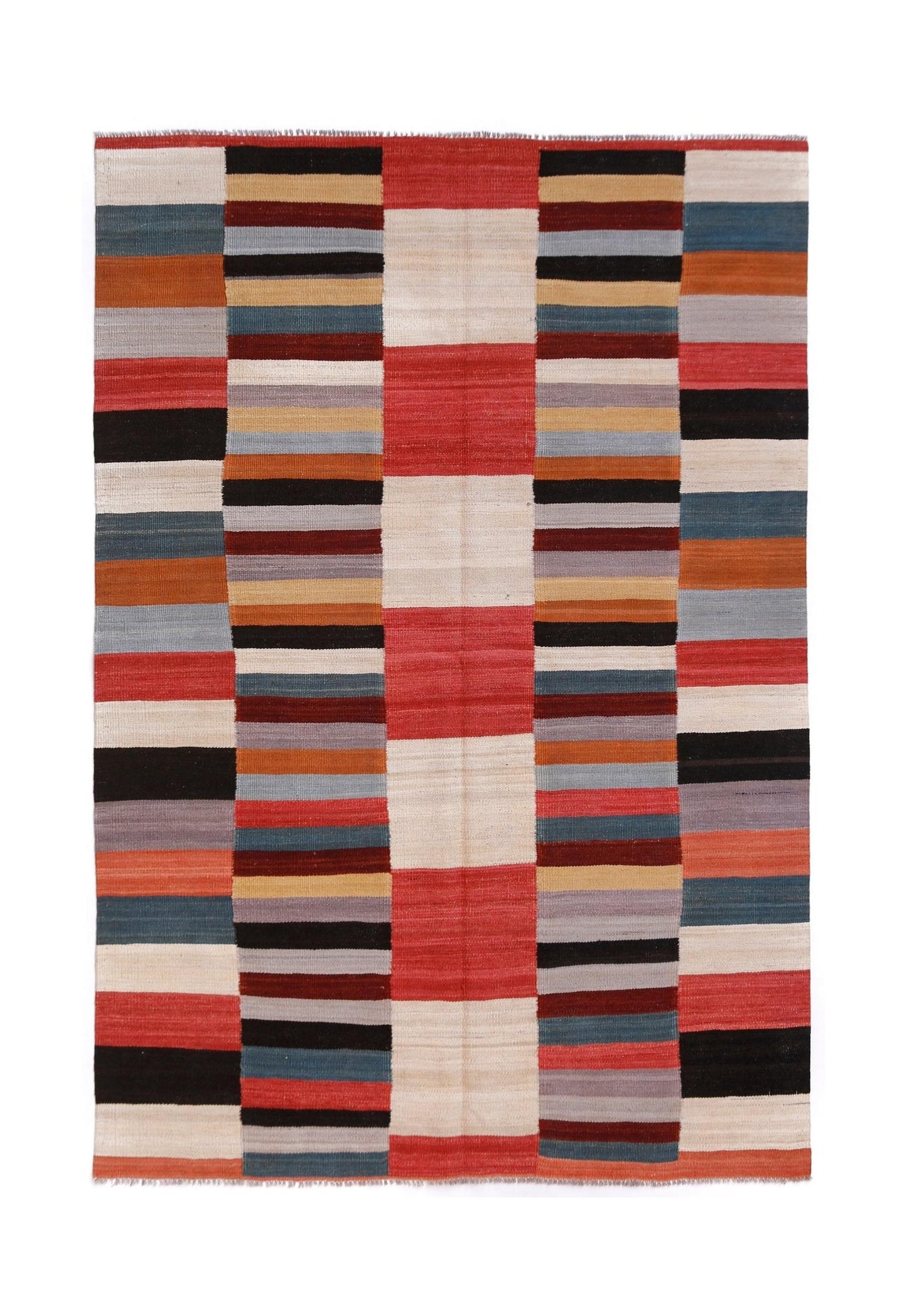 Handmade Afghan Maimana Kilim | 235 x 167 cm | 7'9" x 5'6" - Najaf Rugs & Textile
