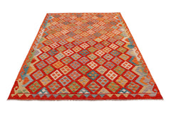 Handmade Afghan Maimana Kilim | 237 x 173 cm | 7'9" x 5'8" - Najaf Rugs & Textile