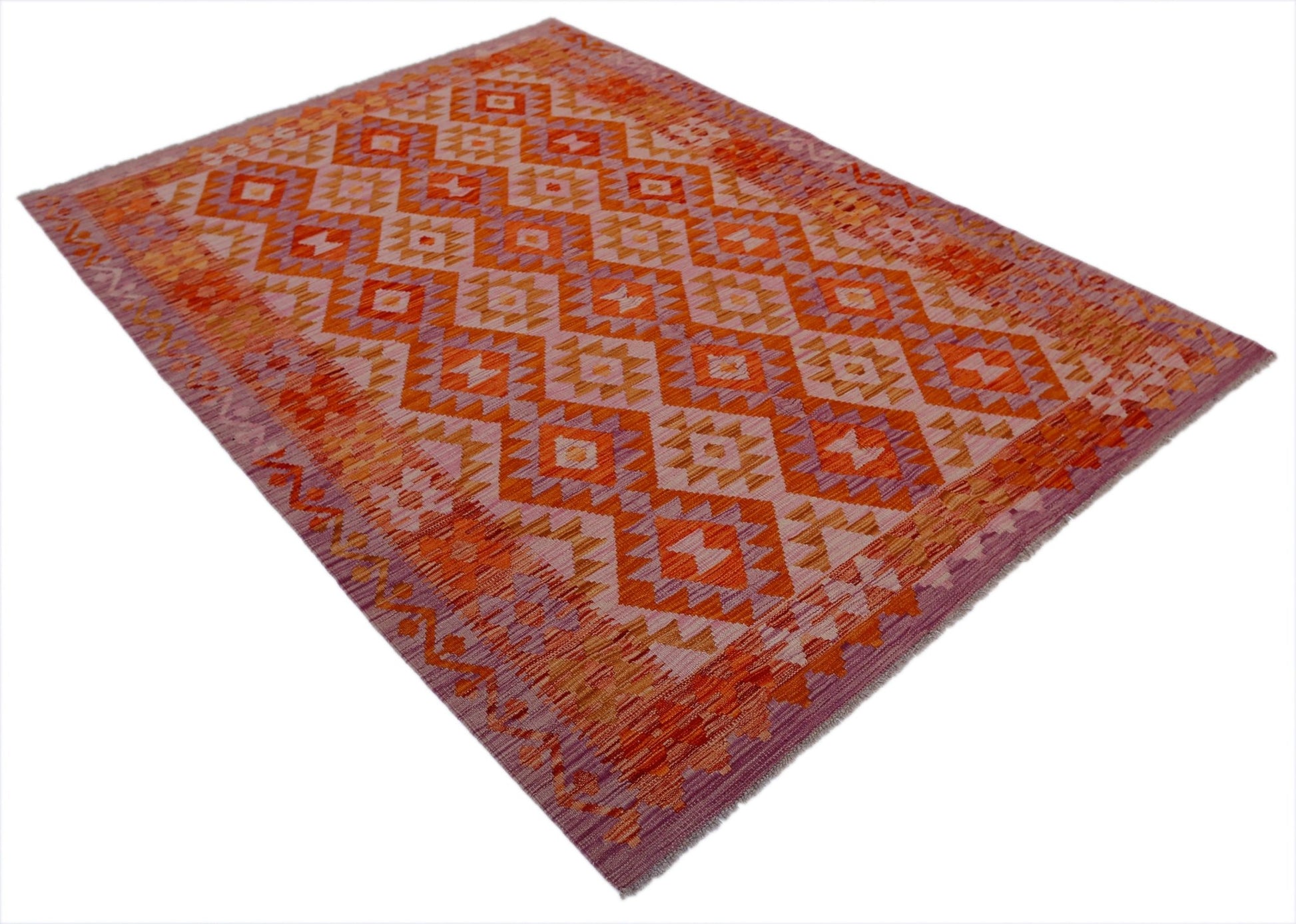 Handmade Afghan Maimana Kilim | 240 x 173 cm | 7'11" x 5'8" - Najaf Rugs & Textile