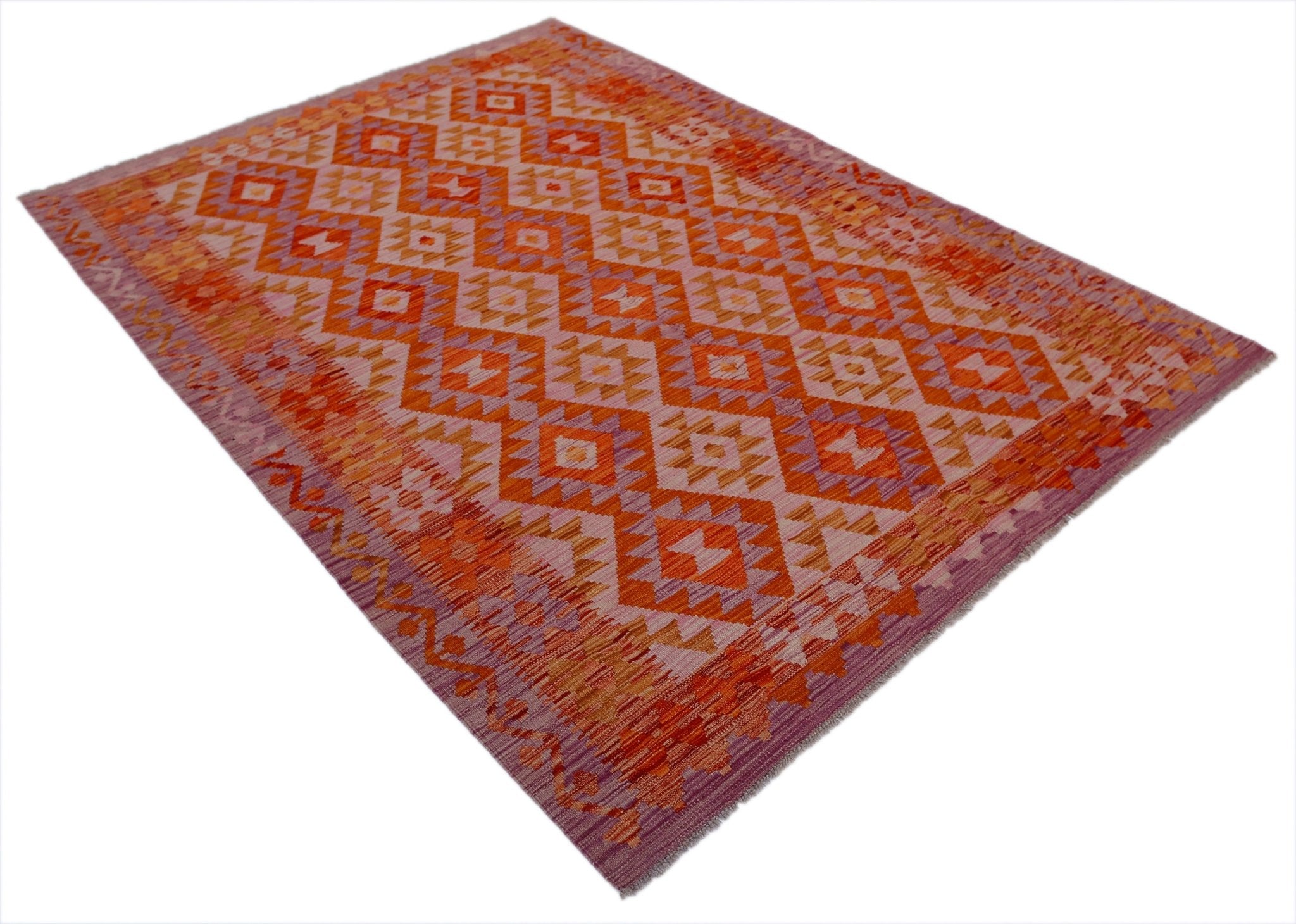 Handmade Afghan Maimana Kilim | 240 x 173 cm | 7'11" x 5'8" - Najaf Rugs & Textile