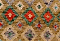 Handmade Afghan Maimana Kilim | 240 x 187 cm | 7'11" x 6'2" - Najaf Rugs & Textile