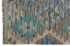 Handmade Afghan Maimana Kilim | 243 x 176 cm | 8' x 5'8" - Najaf Rugs & Textile