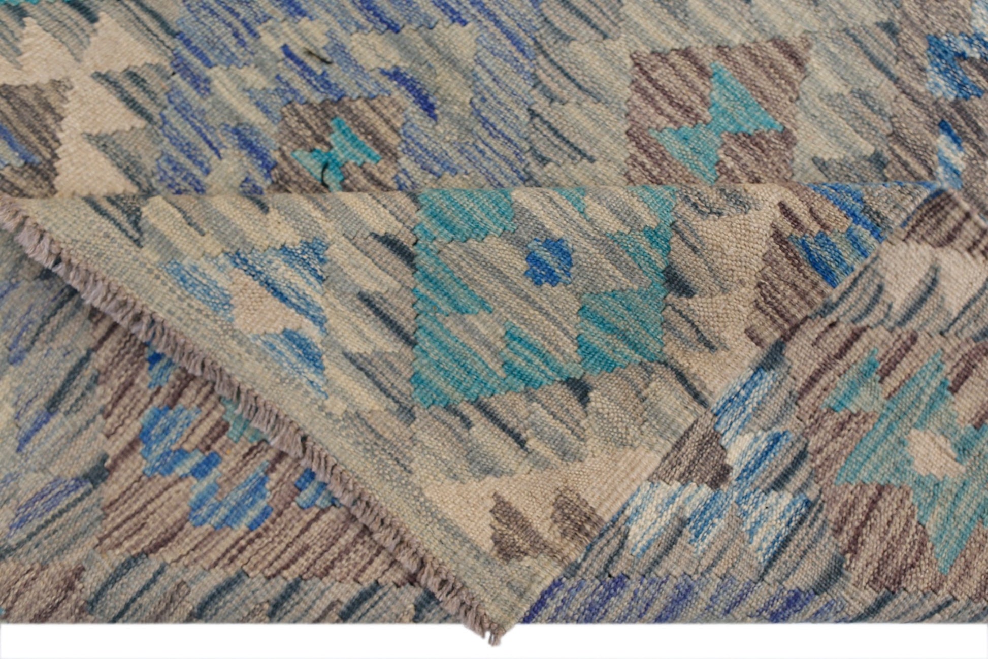 Handmade Afghan Maimana Kilim | 243 x 176 cm | 8' x 5'8" - Najaf Rugs & Textile