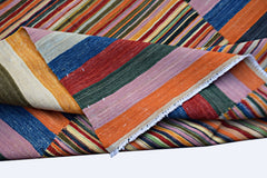 Handmade Afghan Maimana Kilim | 245 x 173 cm | 8'1" x 5'9" - Najaf Rugs & Textile