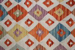 Handmade Afghan Maimana Kilim | 247 x 176 cm | 8'2" x 5'9" - Najaf Rugs & Textile