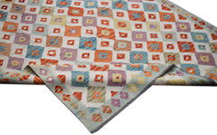 Handmade Afghan Maimana Kilim | 247 x 176 cm | 8'2" x 5'9" - Najaf Rugs & Textile