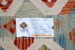 Handmade Afghan Maimana Kilim | 247 x 176 cm | 8'2" x 5'9" - Najaf Rugs & Textile