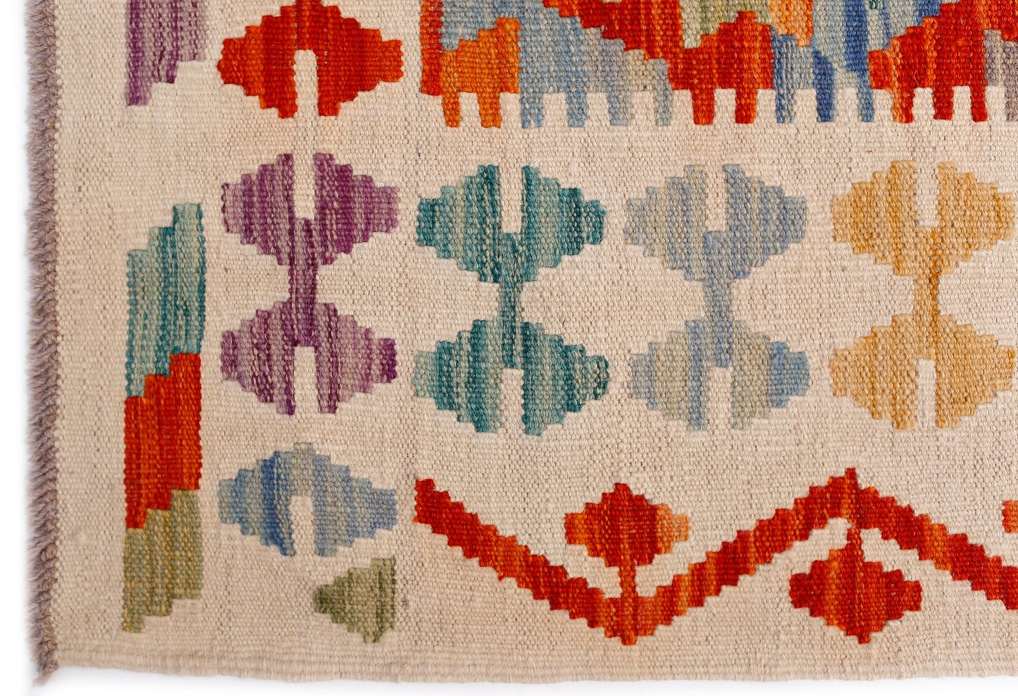 Handmade Afghan Maimana Kilim | 290 x 207 cm | 9'7" x 6'10" - Najaf Rugs & Textile