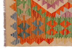Handmade Afghan Maimana Kilim | 292 x 205 cm | 9'7" x 6'9" - Najaf Rugs & Textile