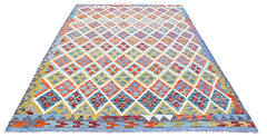 Handmade Afghan Maimana Kilim | 292 x 212 cm | 9'7" x 7' - Najaf Rugs & Textile