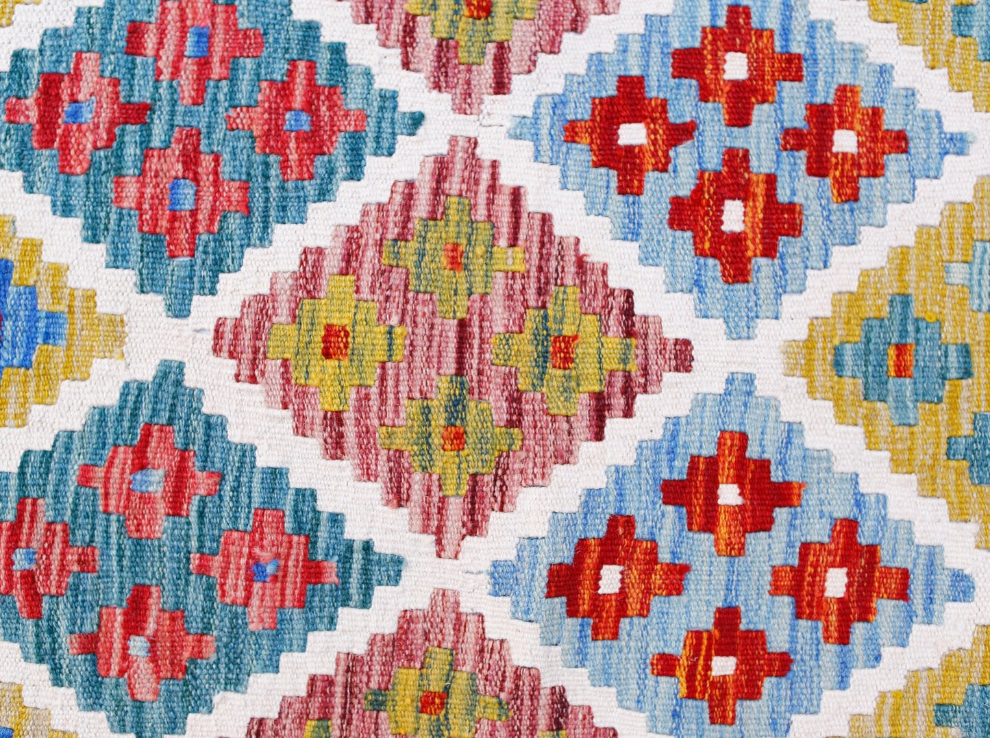 Handmade Afghan Maimana Kilim | 292 x 212 cm | 9'7" x 7' - Najaf Rugs & Textile
