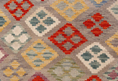 Handmade Afghan Maimana Kilim | 292 x 259 cm | 9'6" x 8'9" - Najaf Rugs & Textile