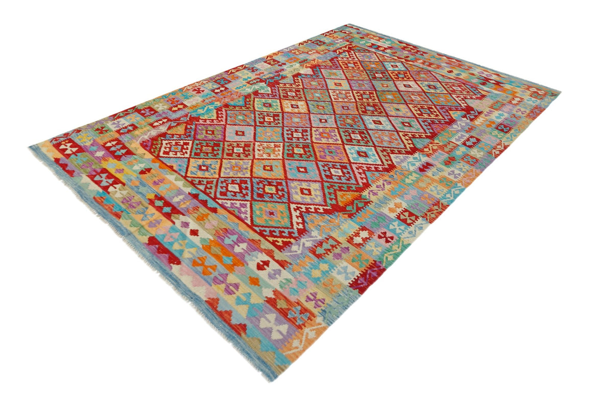 Handmade Afghan Maimana Kilim | 294 x 200 cm | 9'8" x 6'7" - Najaf Rugs & Textile