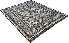 Handmade Afghan Maimana Kilim | 294 x 248 cm | 9'8" x 8'2" - Najaf Rugs & Textile
