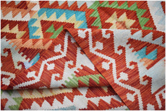 Handmade Afghan Maimana Kilim | 295 x 201 cm | 9'8" x 6'7" - Najaf Rugs & Textile