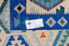 Handmade Afghan Maimana Kilim | 295 x 209 cm | 9'8" x 6'10" - Najaf Rugs & Textile