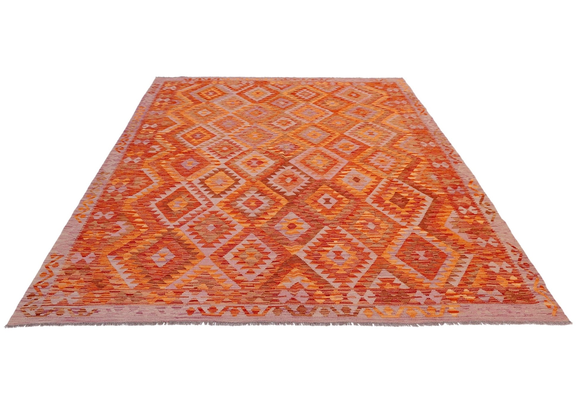 Handmade Afghan Maimana Kilim | 295 x 249 cm | 9'9" x 8'2" - Najaf Rugs & Textile