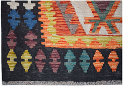 Handmade Afghan Maimana Kilim | 296 x 199 cm | 9'9" x 6'9" - Najaf Rugs & Textile