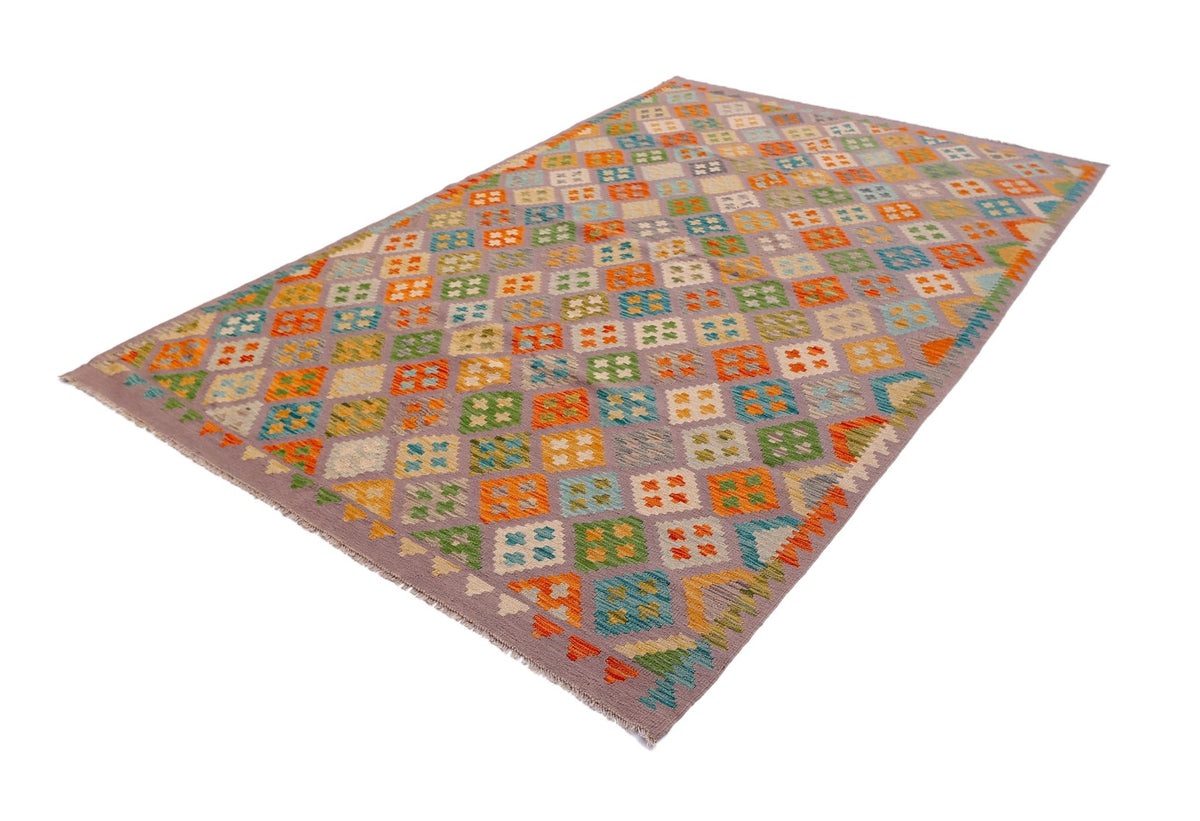 Handmade Afghan Maimana Kilim | 296 x 203 cm | 9'9" x 6'8" - Najaf Rugs & Textile