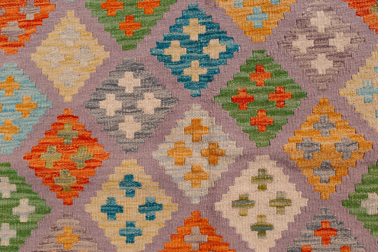Handmade Afghan Maimana Kilim | 296 x 203 cm | 9'9" x 6'8" - Najaf Rugs & Textile