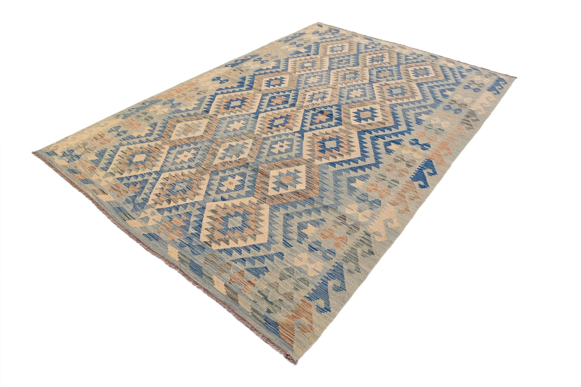 Handmade Afghan Maimana Kilim | 297 x 204 cm | 9'9" x 6'8" - Najaf Rugs & Textile