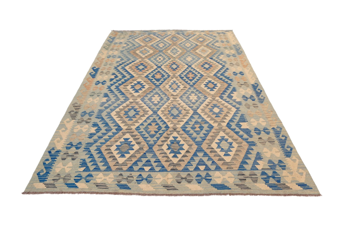 Handmade Afghan Maimana Kilim | 297 x 204 cm | 9'9" x 6'8" - Najaf Rugs & Textile