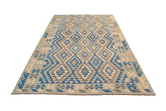 Handmade Afghan Maimana Kilim | 297 x 204 cm | 9'9" x 6'8" - Najaf Rugs & Textile