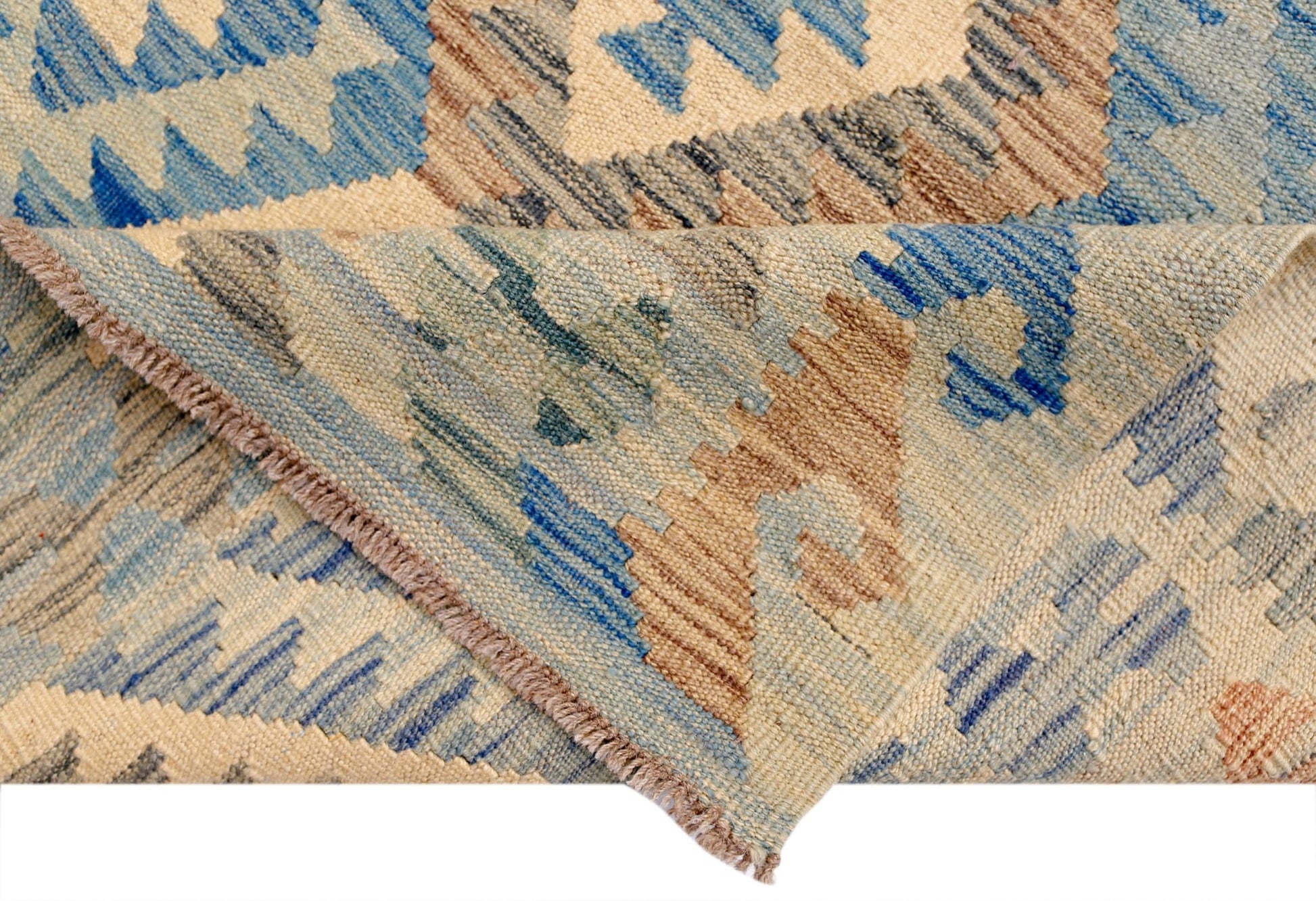 Handmade Afghan Maimana Kilim | 297 x 204 cm | 9'9" x 6'8" - Najaf Rugs & Textile