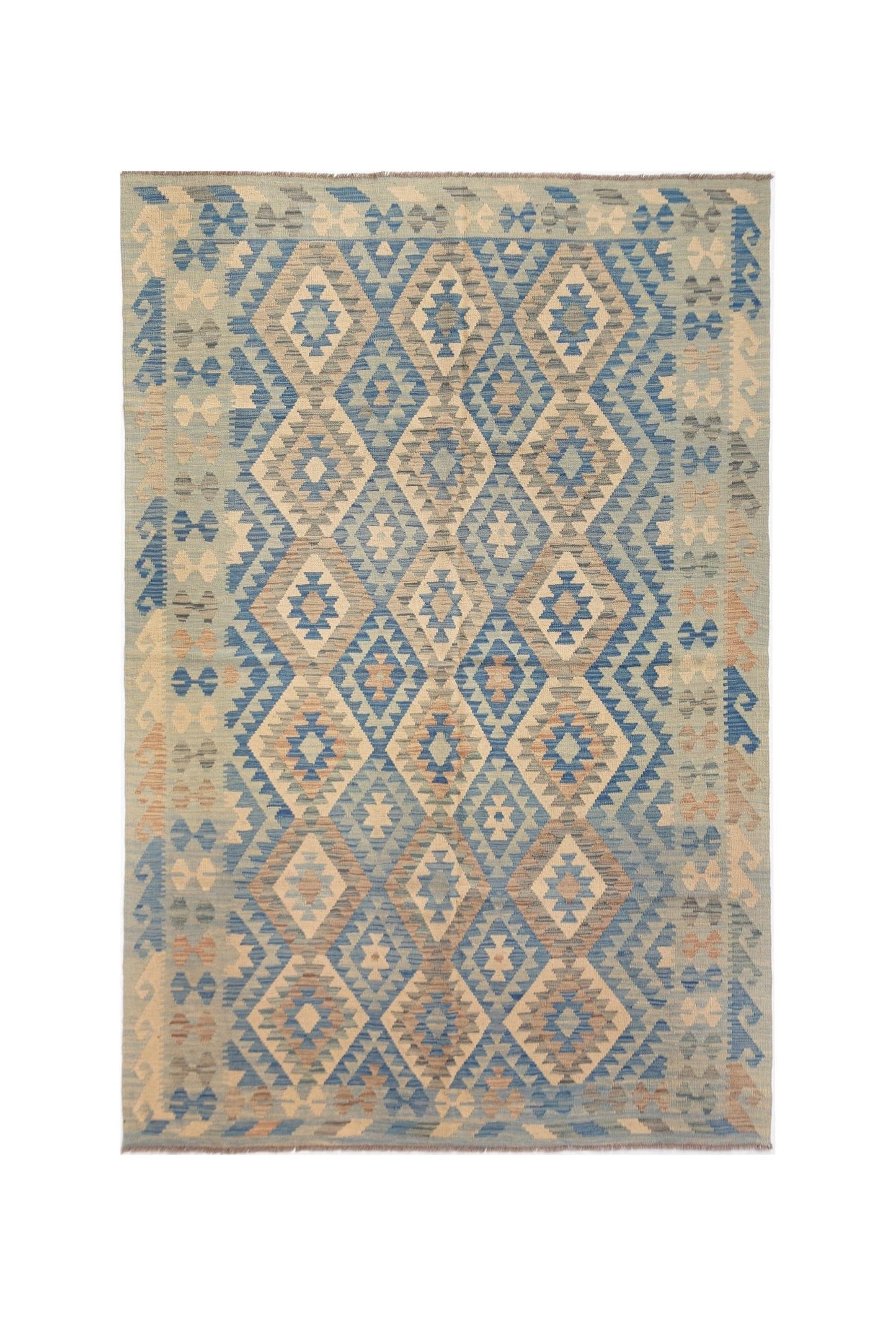 Handmade Afghan Maimana Kilim | 297 x 204 cm | 9'9" x 6'8" - Najaf Rugs & Textile
